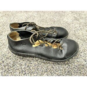 Loints of Holland Black Size 36 Flat Lace Up